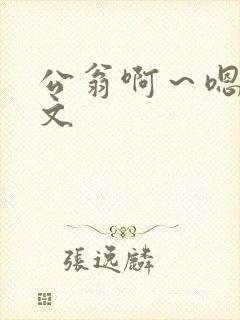公翁啊～嗯啊h文