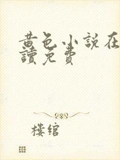 黄色小说在线阅读免费