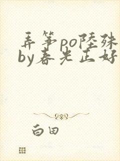 弄筝po陆殊词by春光正好