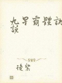 九星霸体诀 小说