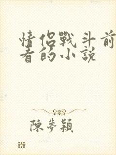 情侣战斗前适合看的小说