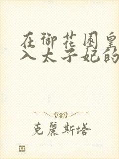 在御花园皇上进入太子妃的小说