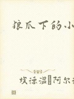 狼爪下的小雏菊