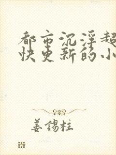 都市沉浮超前超快更新的小说