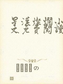 星汉灿烂小说全文免费阅读