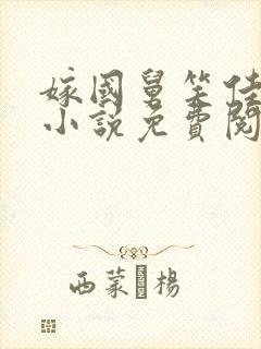 嫁国舅笑佳人的小说免费阅读