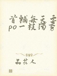 首辅每天要不够po一枝独秀全文