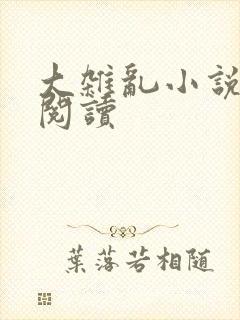 大杂乱小说目录阅读