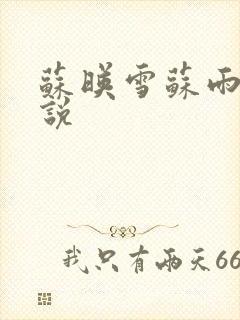 苏映雪苏雨柔小说