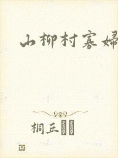 山柳村寡妇情史