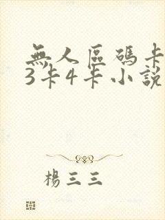无人区码卡二卡3卡4卡小说
