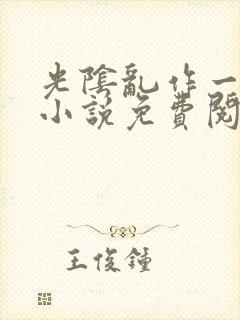 光阴乱作一团的小说免费阅读