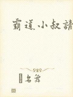 霸道小叔请轻撩