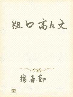 粗口高h文