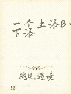 一个上添B一个下添