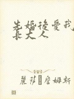 先婚后爱我的市长大人