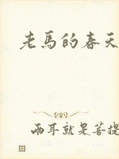 老马的春天