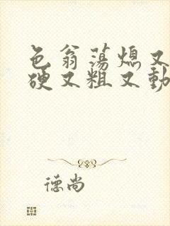 色翁荡熄又大又硬又粗又动态图