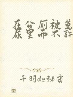 在公厕被万人c尿里面不许漏