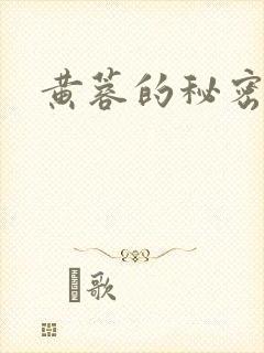 黄蓉的秘密