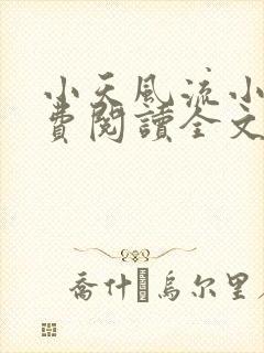 小天风流小说免费阅读全文最新章节