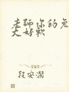 老师你的兔子好大好软