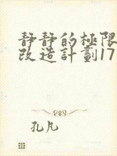 静静的极限自我改造计划17