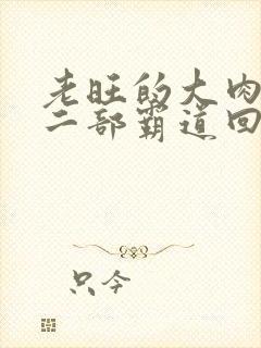 老旺的大肉蟒第二部霸道回归小说