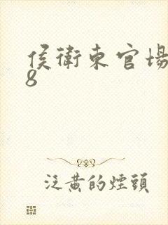 侯卫东官场笔记8