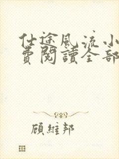 仕途风流小说免费阅读全部章节