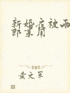 新婚夜被两个伴郎享用