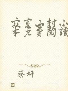 寂寞山村小说全本免费阅读