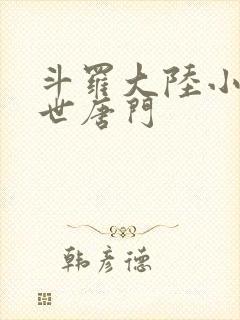 斗罗大陆小说绝世唐门