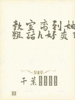 教室脔到她哭h粗话h好爽视频