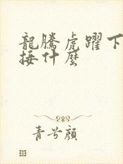 龙腾虎跃下一句接什么