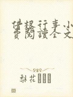 借根行事小说免费阅读全文在线阅笔趣无弹窗