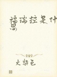 福瑞控是什么意思