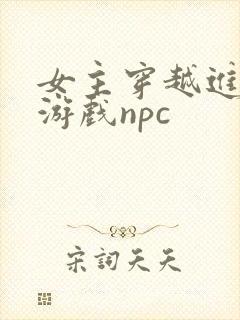 女主穿越进18游戏npc