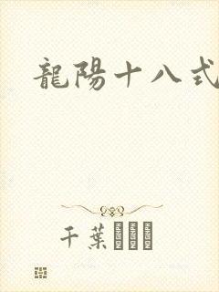 龙阳十八式