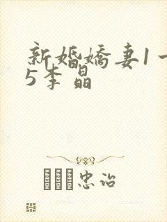 新婚娇妻1一25李晶