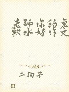 老师你的兔子好软水好作文免费阅读