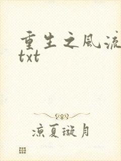 重生之风流仕途txt