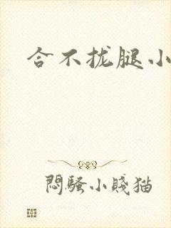 合不拢腿小说