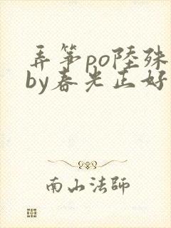 弄筝po陆殊词by春光正好