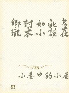 乡村如此多娇玲珑木小说在线阅读