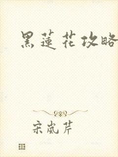 黑莲花攻略手册