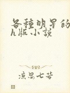 各种明星的综艺h版小说