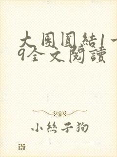 大团圆结1一39全文阅读