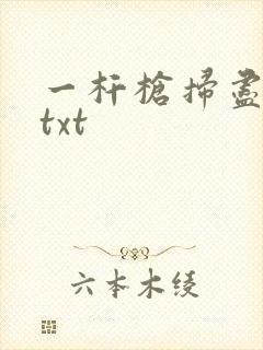 一杆枪扫尽全家txt