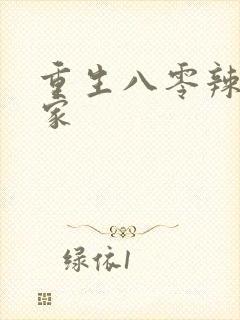 重生八零辣妻当家